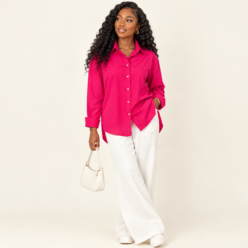 Long Sleeve Collared Casual Shirt
