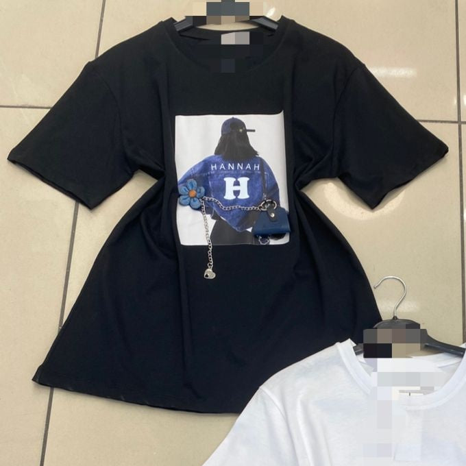 Oversized Hannah Graphic Tee – 4 Colors