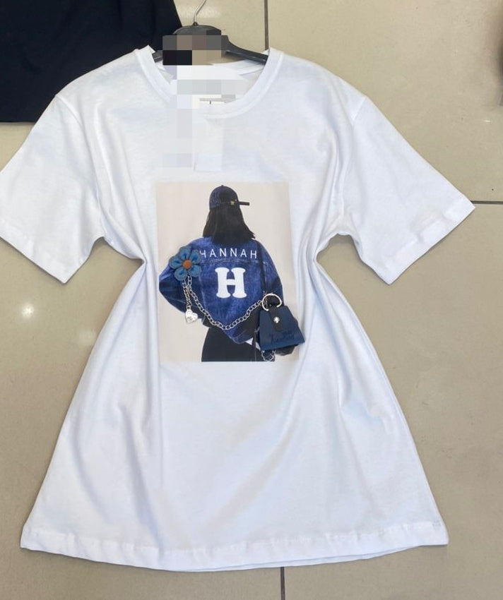 Oversized Hannah Graphic Tee – 4 Colors