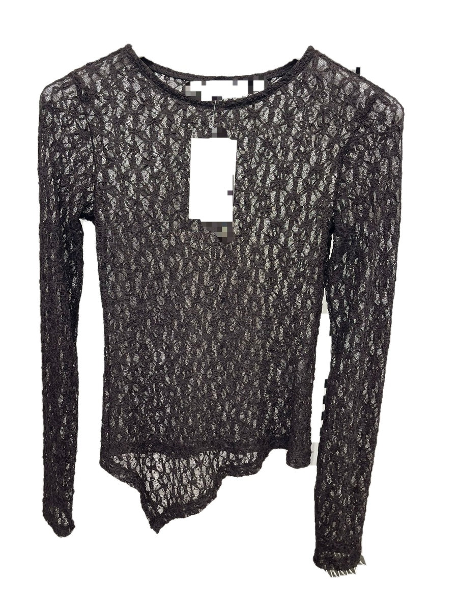 Sheer Lace Long Sleeve Top – 4 Colors