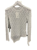 Sheer Lace Long Sleeve Top – 4 Colors