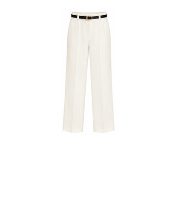 Women’s High Waist Tailored Dress Pants with Belt – Straight Leg Trousers